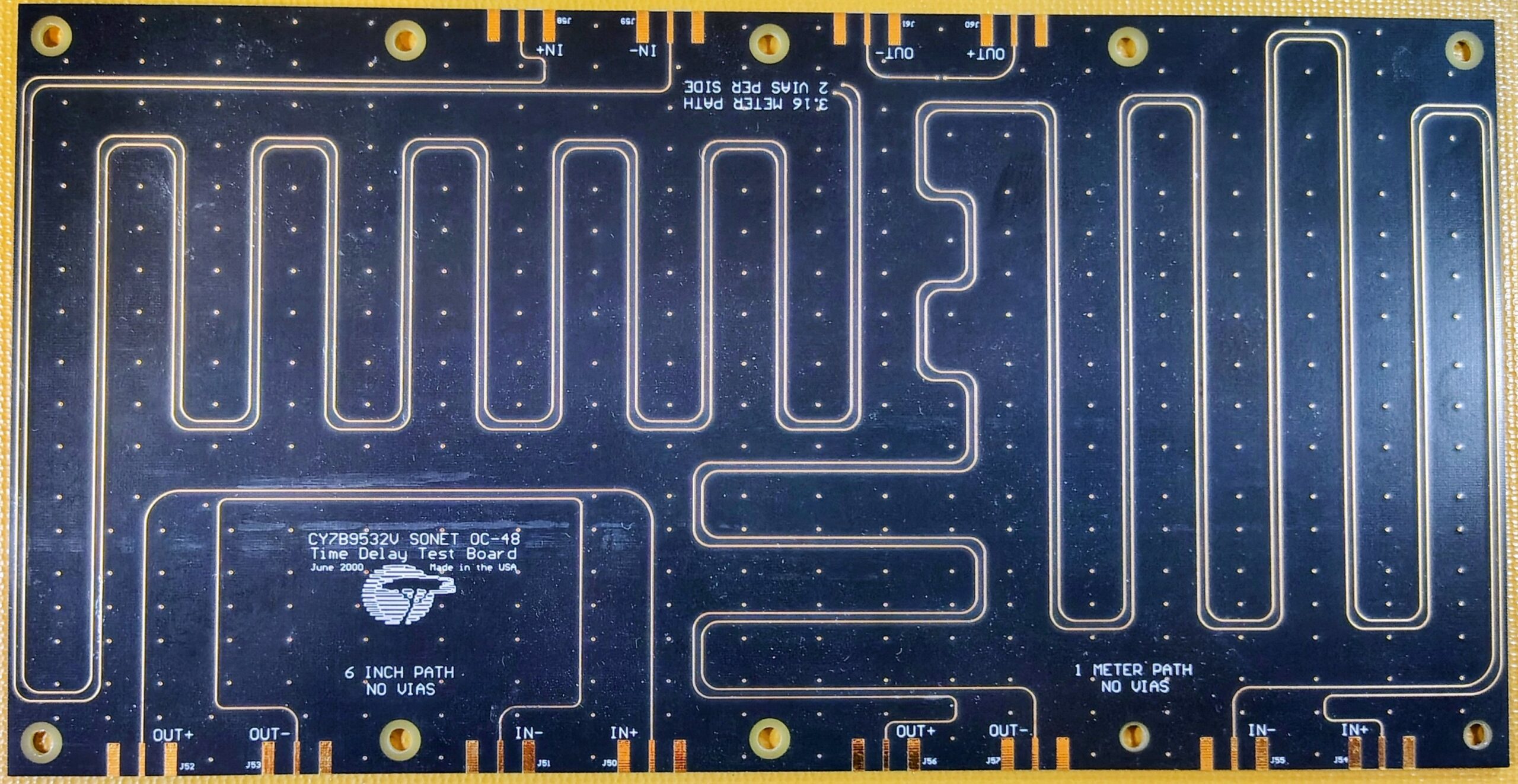 Cypress Semiconductor Time Delay Test Board