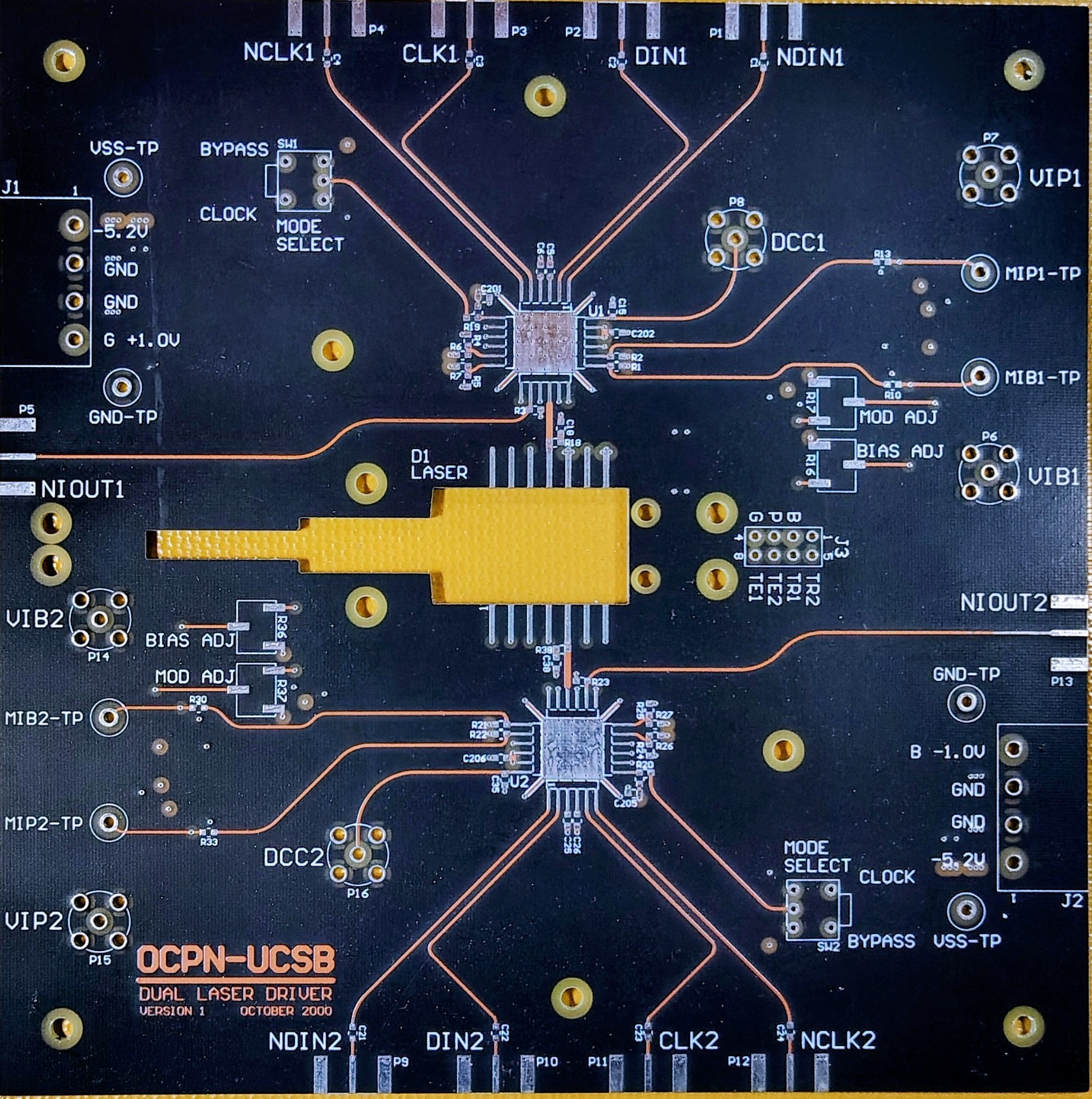 UCSB Laser Diode Driver Test Board